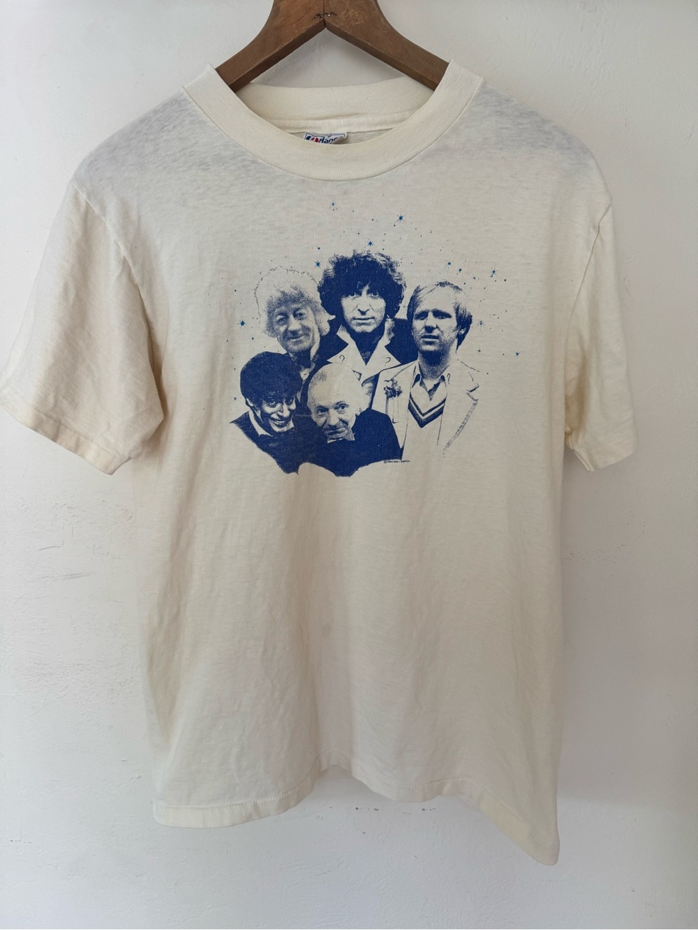 Vintage 1984 Doctor Who Fan Club of America T Shirt Hanes Beefy-T USA M 38-40